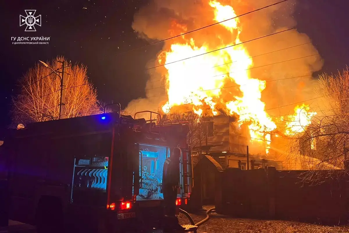 25 грудня у Дніпрі сталася пожежа