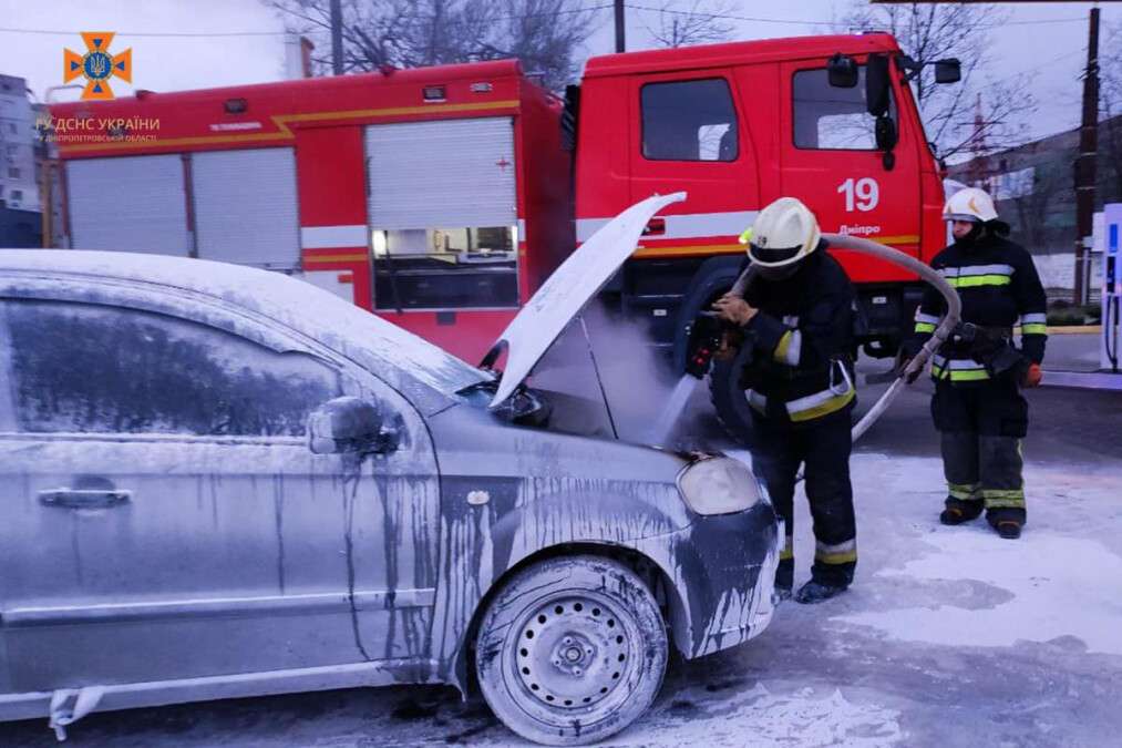 Пожар в автомобиле