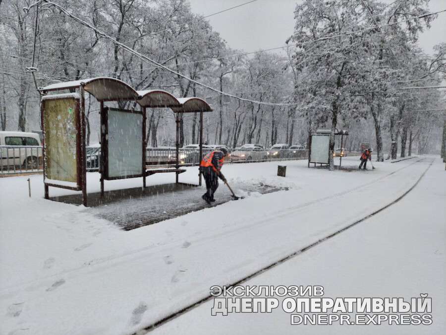 уборка снега в днепре