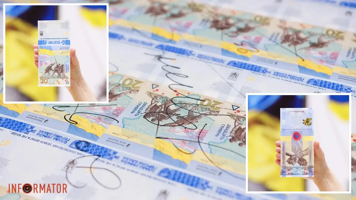 В Україні з’явилась нова банкнота номіналом 20 гривень