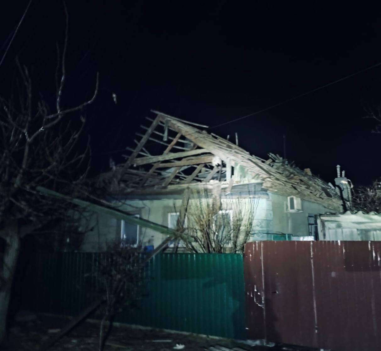 Разрушения в Никопольском районе