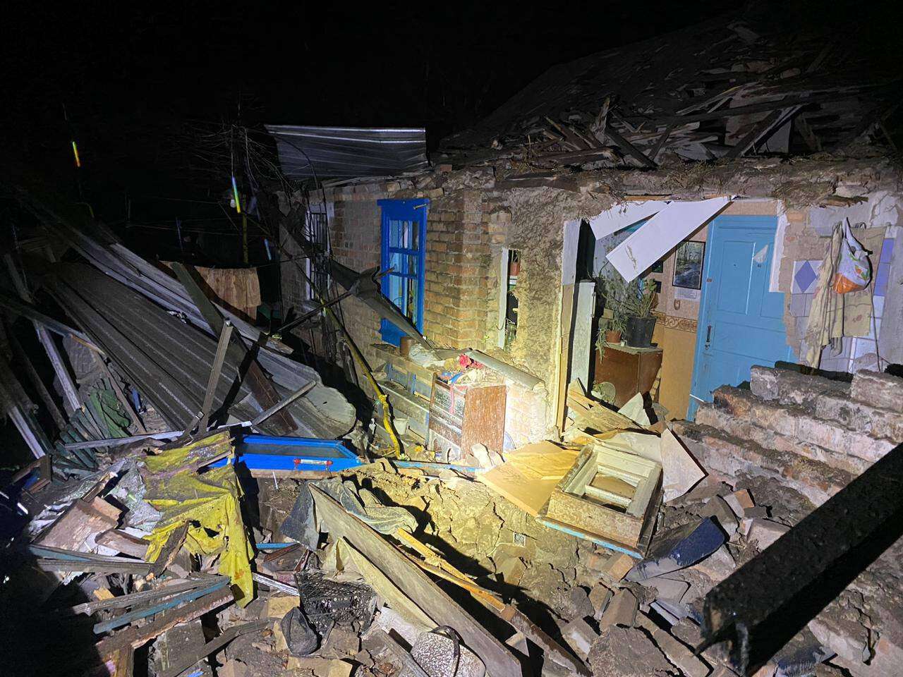 Разрушения в Никопольском районе
