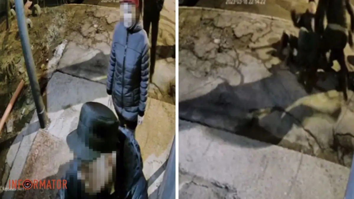Відео моменту: у Дніпрі на Квітки Цісик біля під’їзду пограбували подружжя