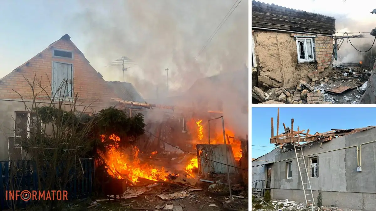 Понівечено лінії електропередач та житлові будинки: армія рф обстріляла Нікопольський район