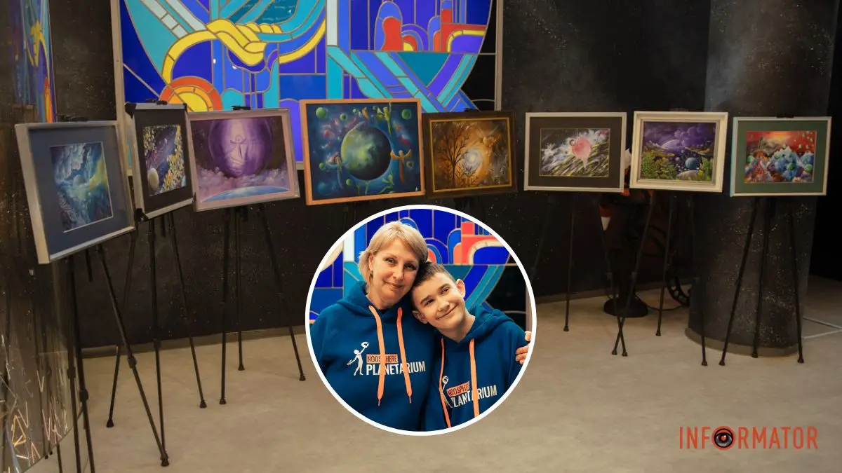 “Ми прийшли з миром”: у Дніпрі відбулась особлива космічна виставка 11-річного "українського Пікассо"