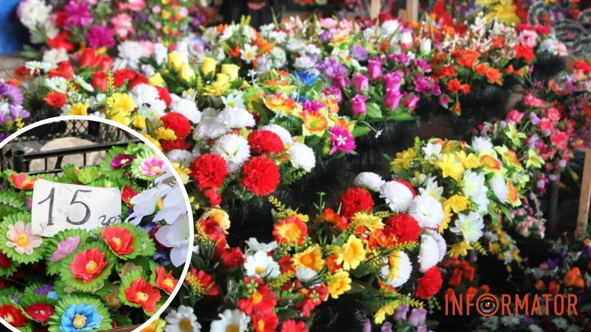 У Дніпрі заборонили продаж пластикових вінків та квітів: що загрожує продавцям