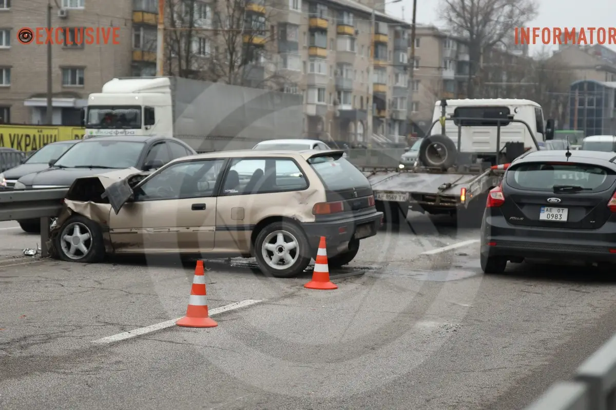Аварія на Слобожаському проспекті 