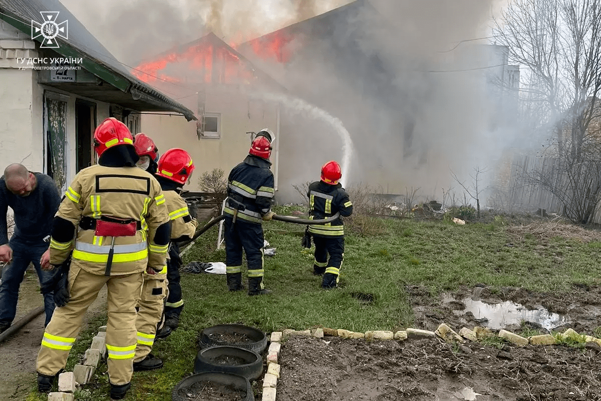 В пожаре погибла женщина Новомосковск