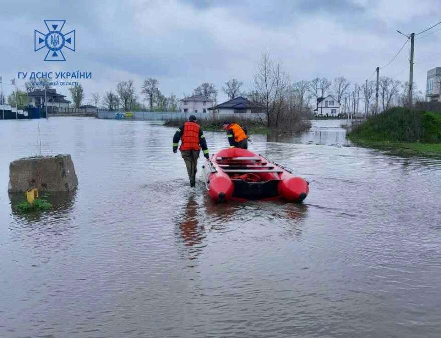 затопило Киевскую область