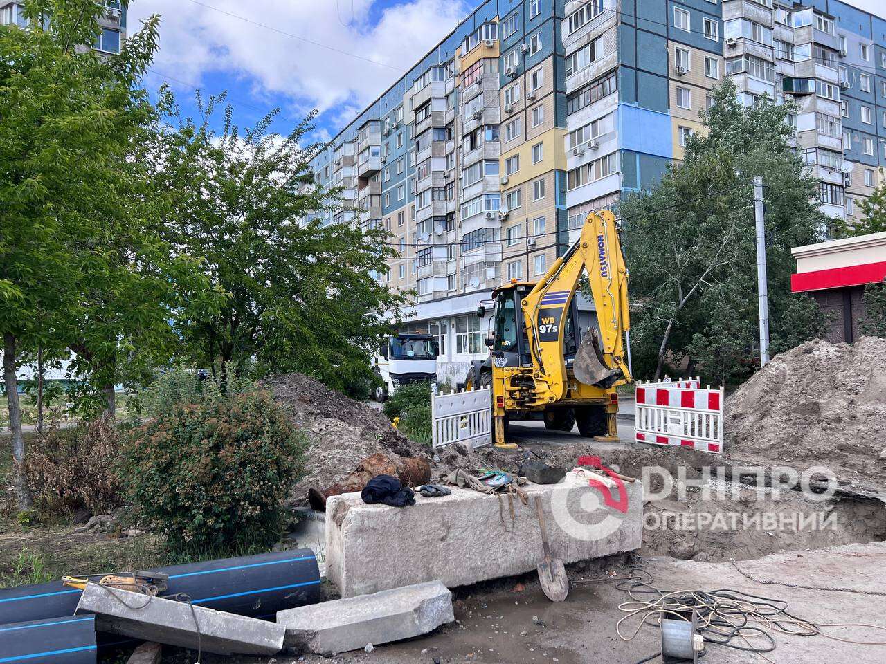 Ремонтні роботи на водопровідних мережах