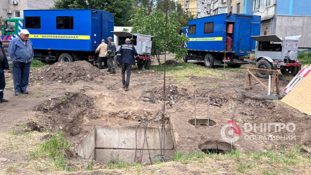 Ремонтні роботи на водопровідних мережах