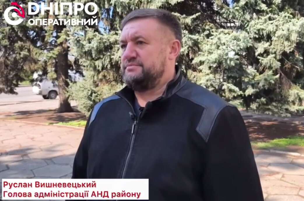 Голова адміністрації АНД району Руслан Вишневецький