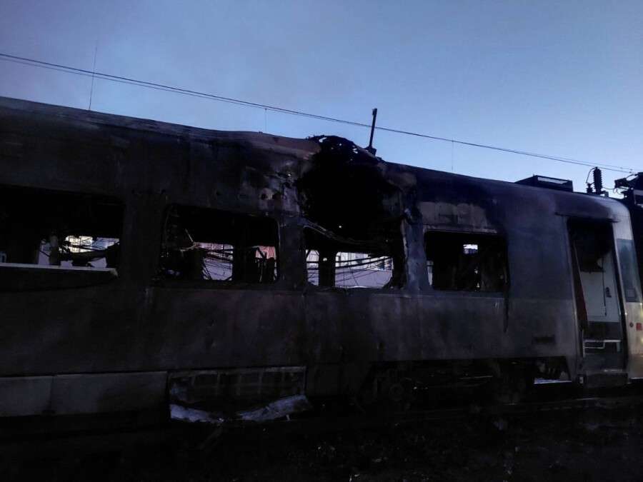 Затримка поїздів через обстріл