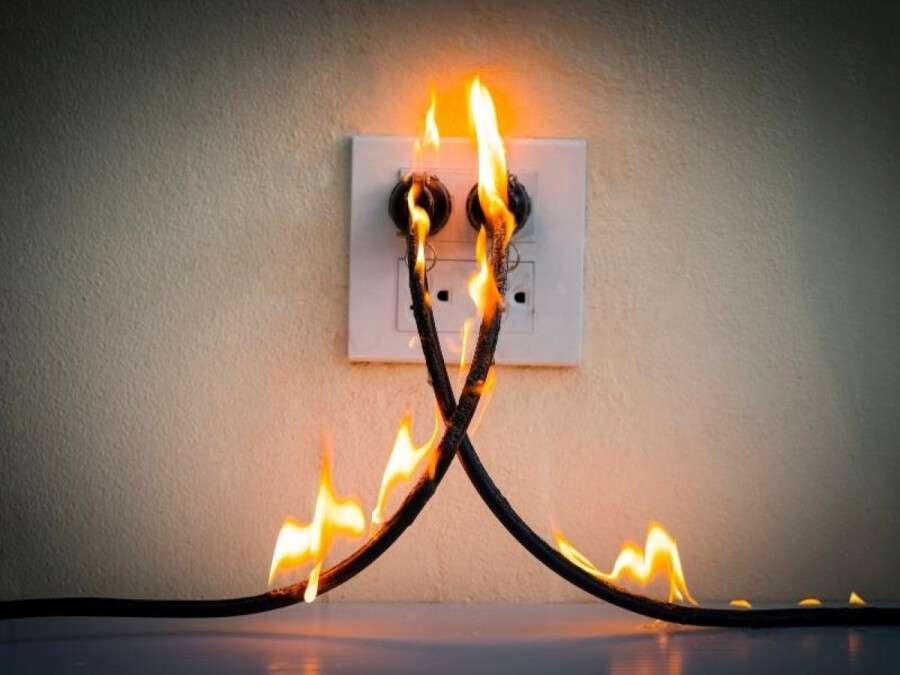 Пожежі, спричинені несправною електропроводкою