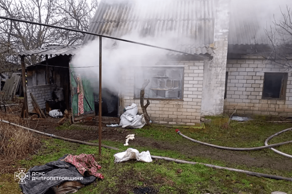 Пожежа в Дніпровському районі