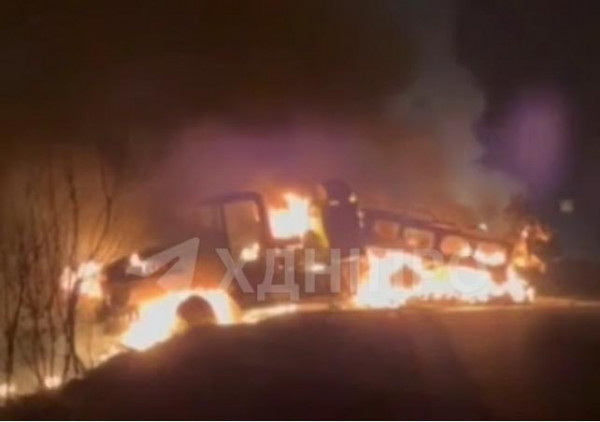 обстрел автівки