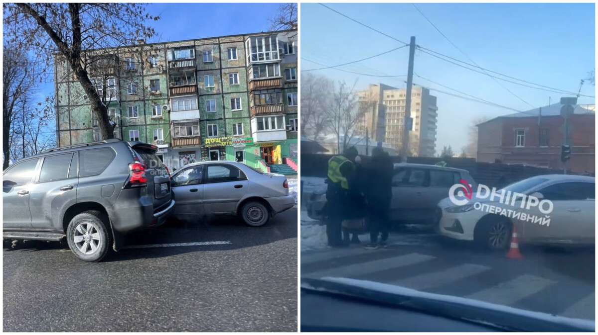ДТП у Дніпрі: де вранці 26 січня ускладнено рух