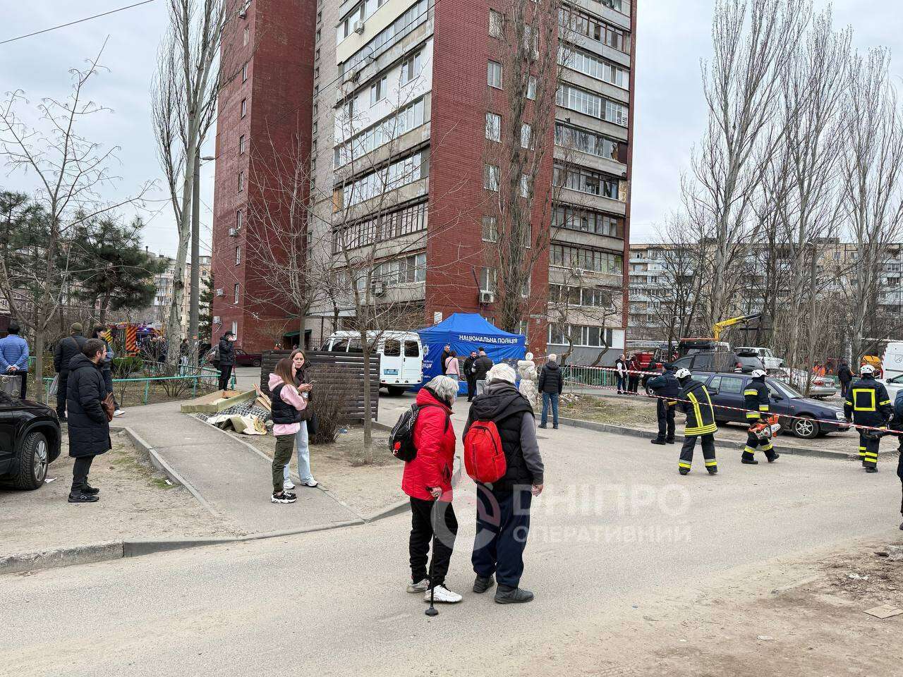 Атака на Дніпро 24.03: що відбувається на місці влучання - фото