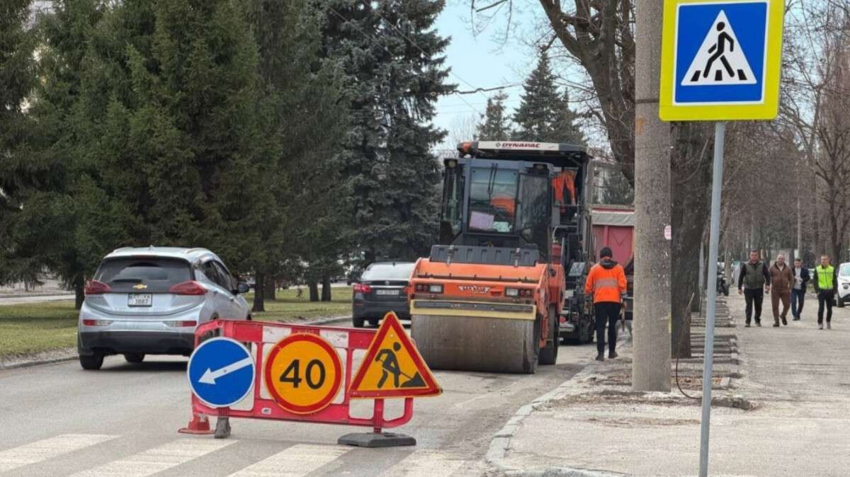 Ремонт дороги на просп. Науки: як просуваються роботи та терміни завершення
