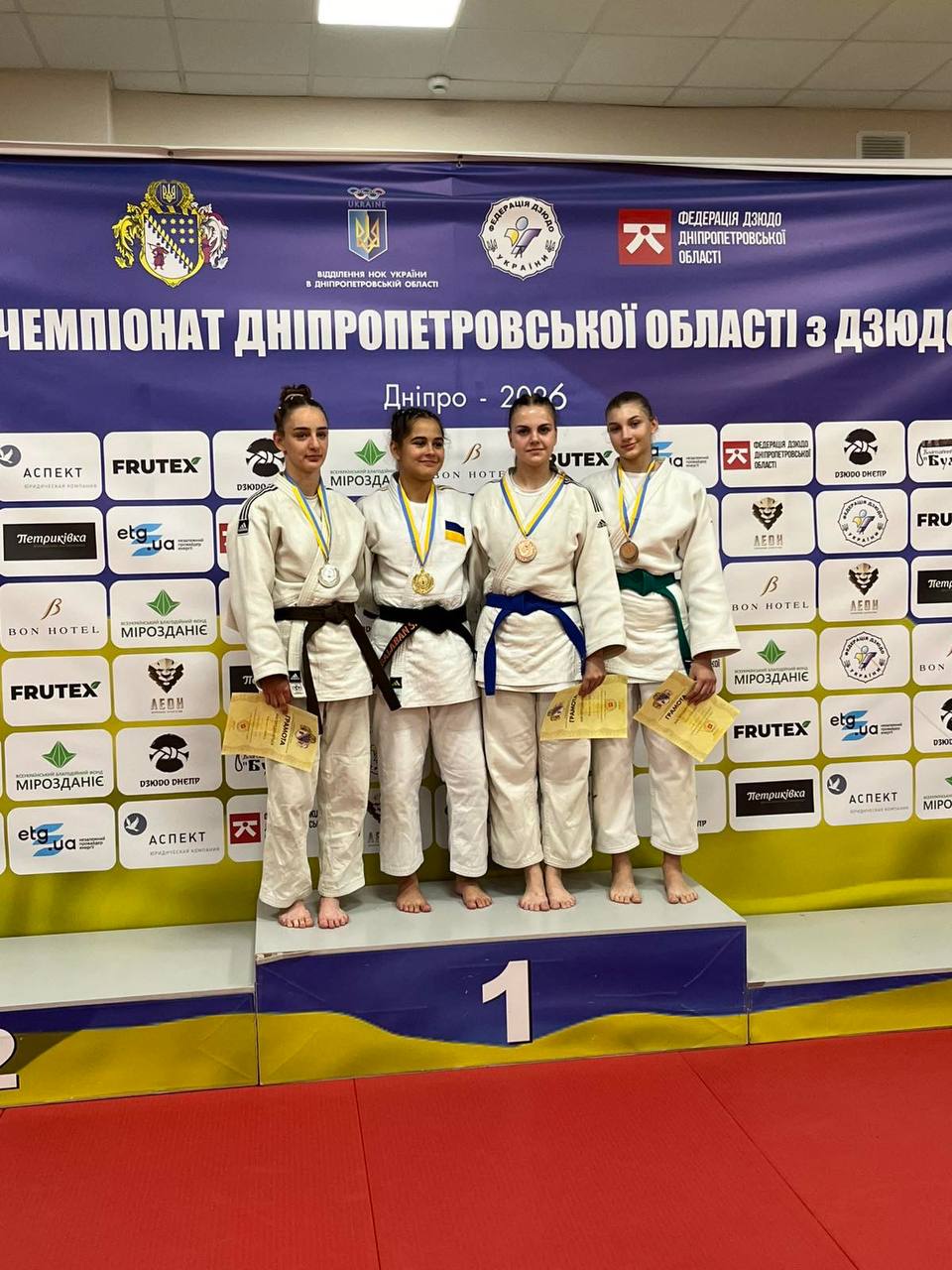 Дзюдоїстка з Кам'янського Кароліна Гаврись - призерка чемпіонату області 1 Дзюдоїстка з Кам'янського Кароліна Гаврись - призерка чемпіонату області