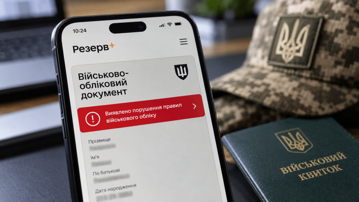 Оплата штрафу в «Резерв+»: коли оновляться дані